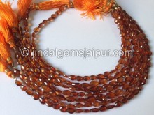 Spessartite Faceted Pear Shape Beads